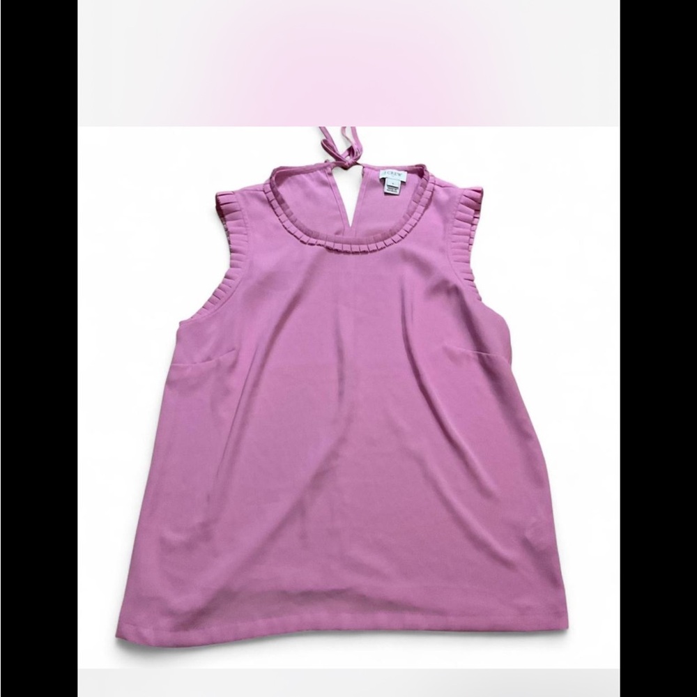 J. Crew Pink Sleeveless‎ Blouse